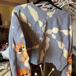 Civil Regime Cropped Sweatshirt